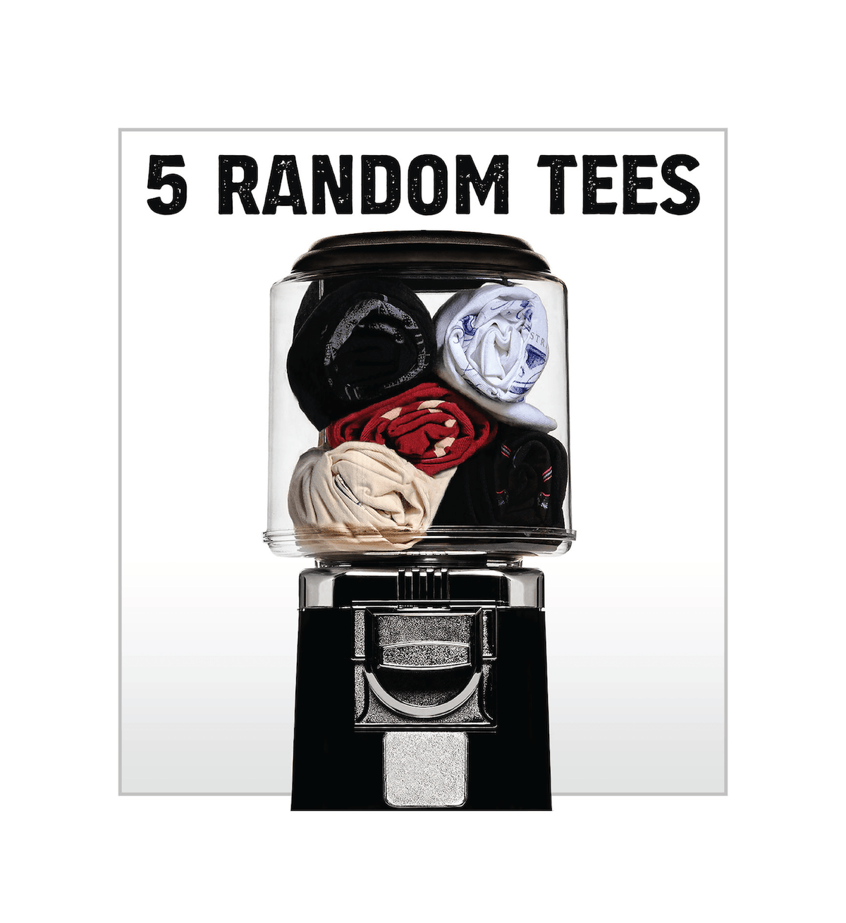 5 Random Tees Standard