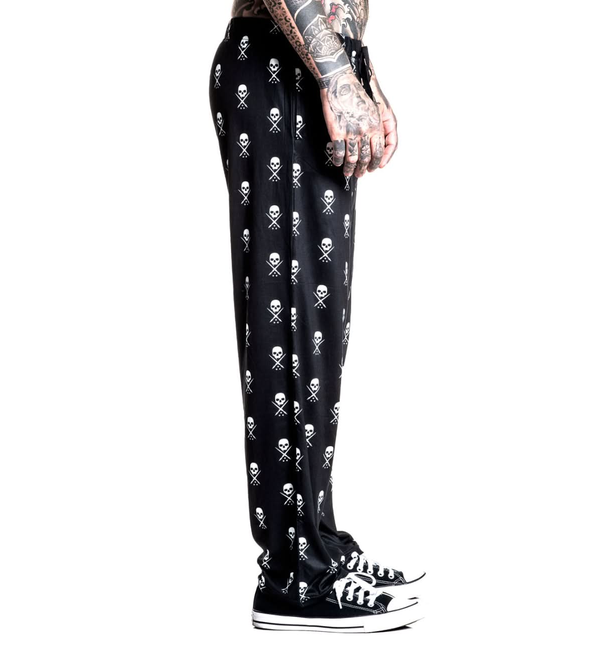 Badge Pajama Pant - Black