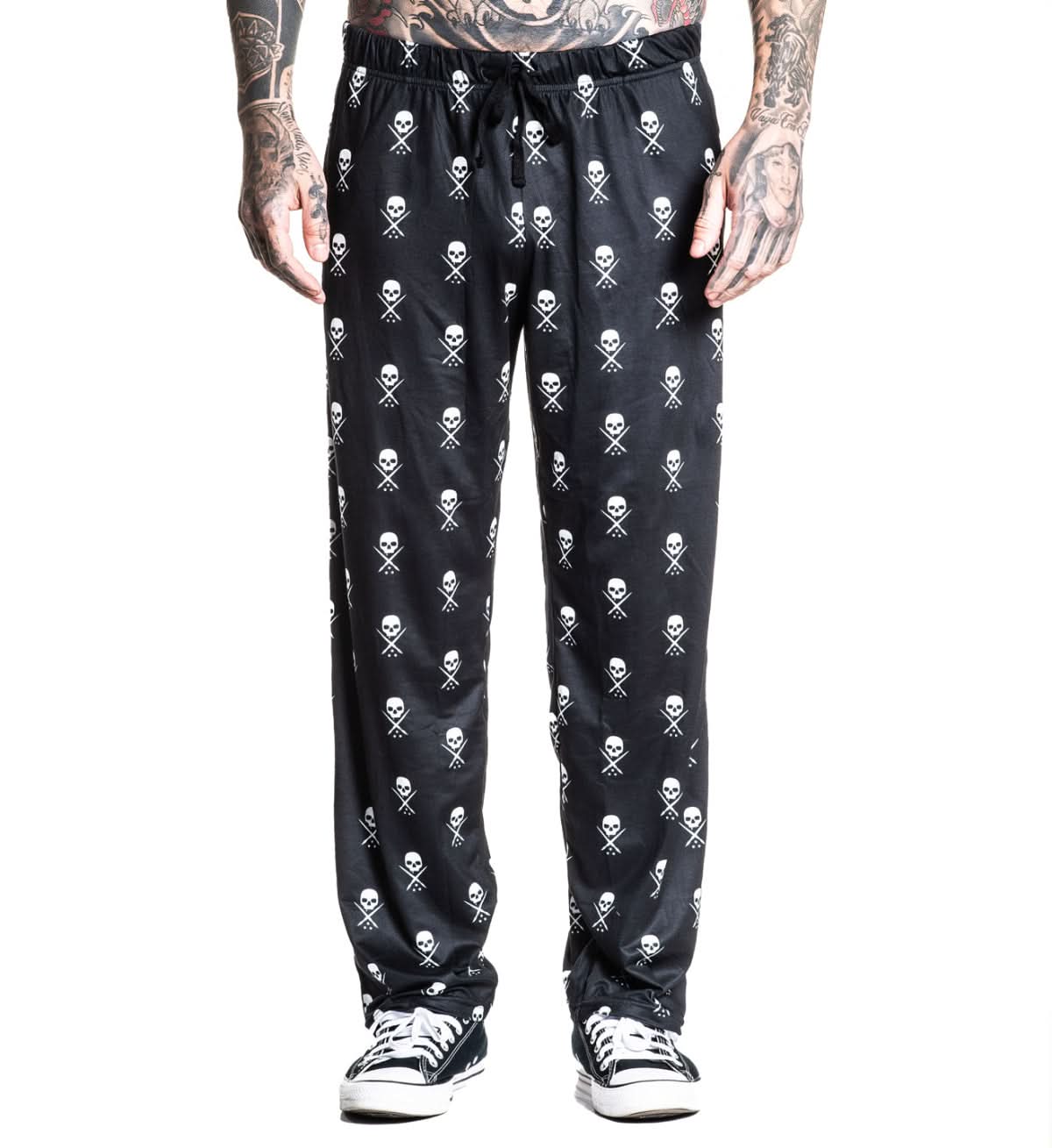 Badge Pajama Pant - Grey