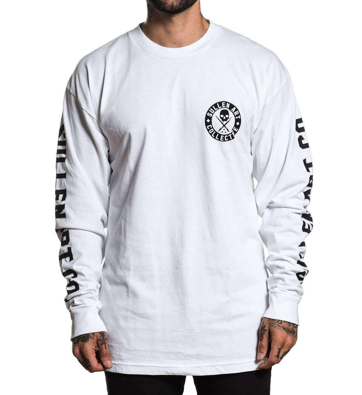 Badge of Honor Long Sleeve White