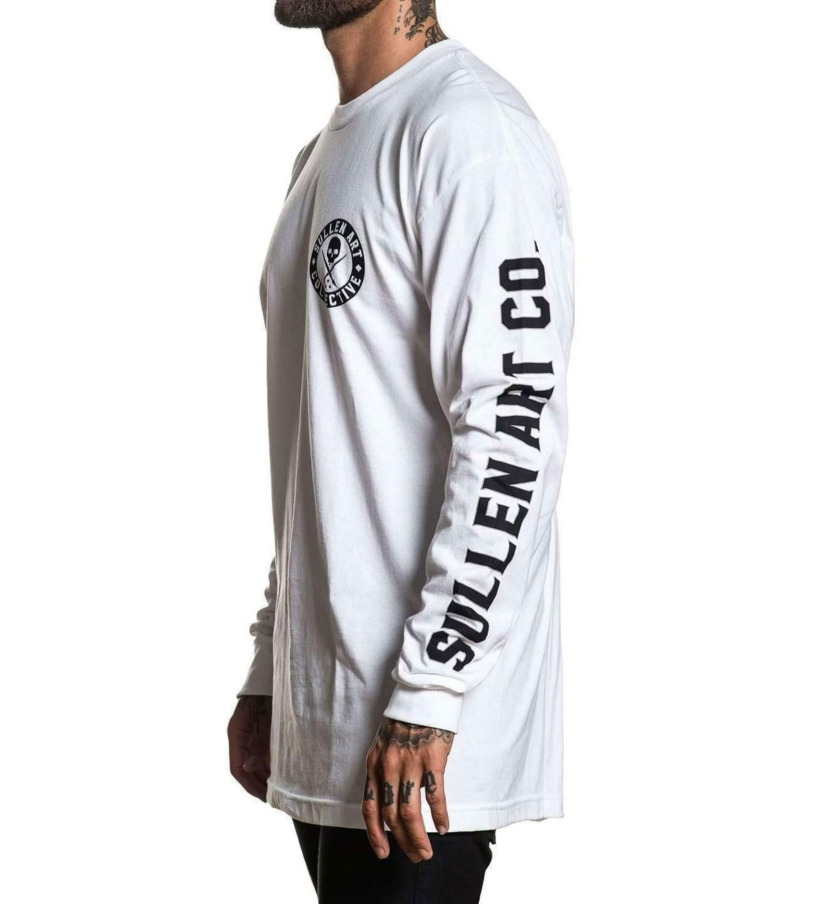 Badge of Honor Long Sleeve White