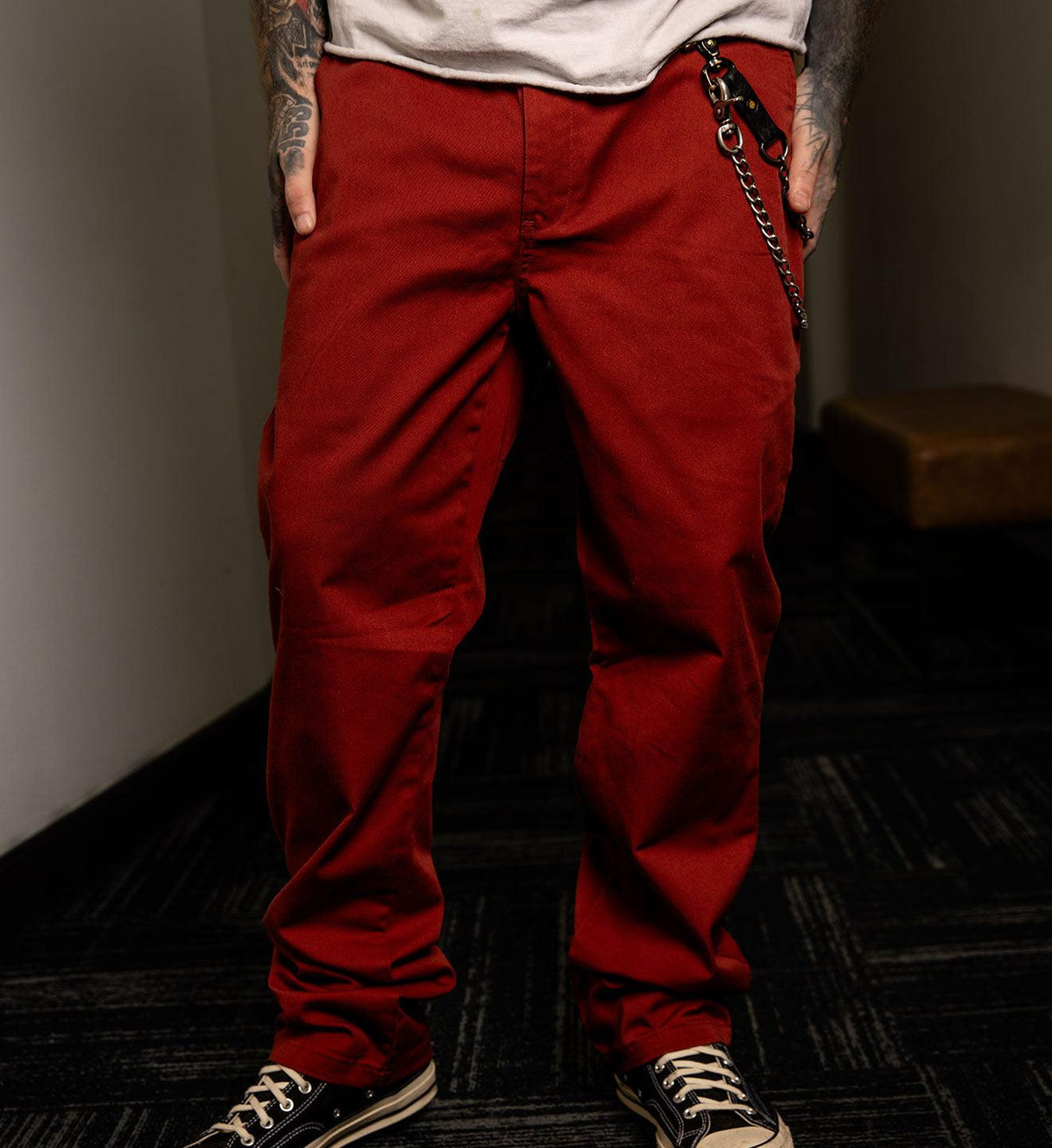 925 Chino Pant - Cherry Mahogany
