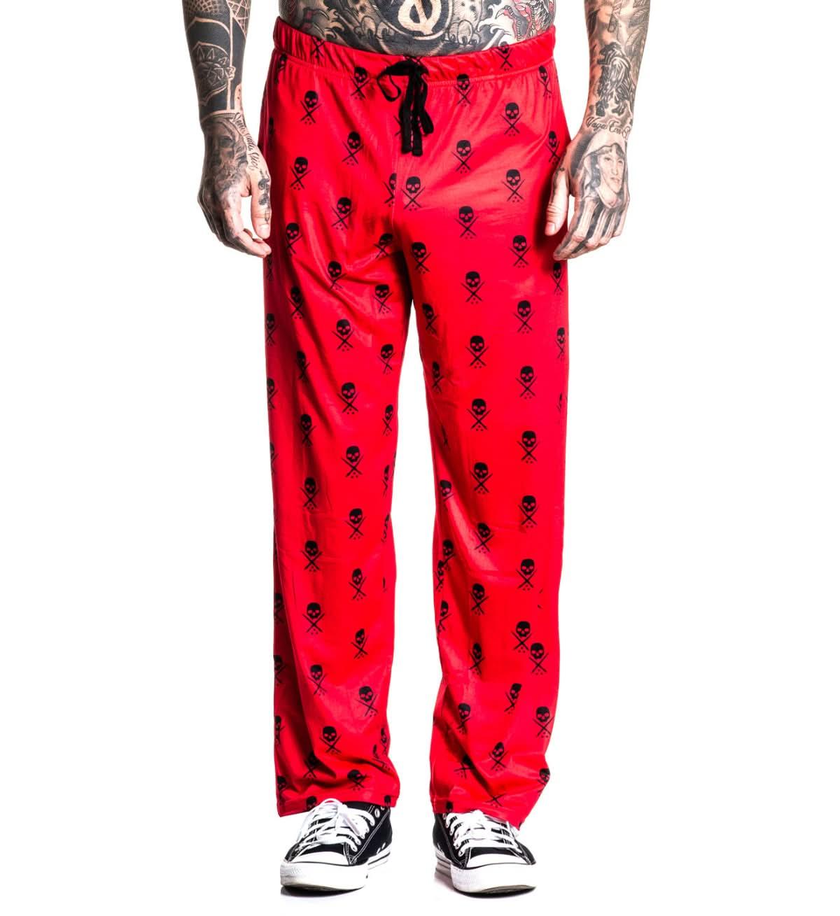 Badge Pajama Pant - Black