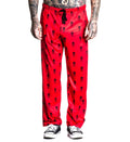Badge Pajama Pant - Red
