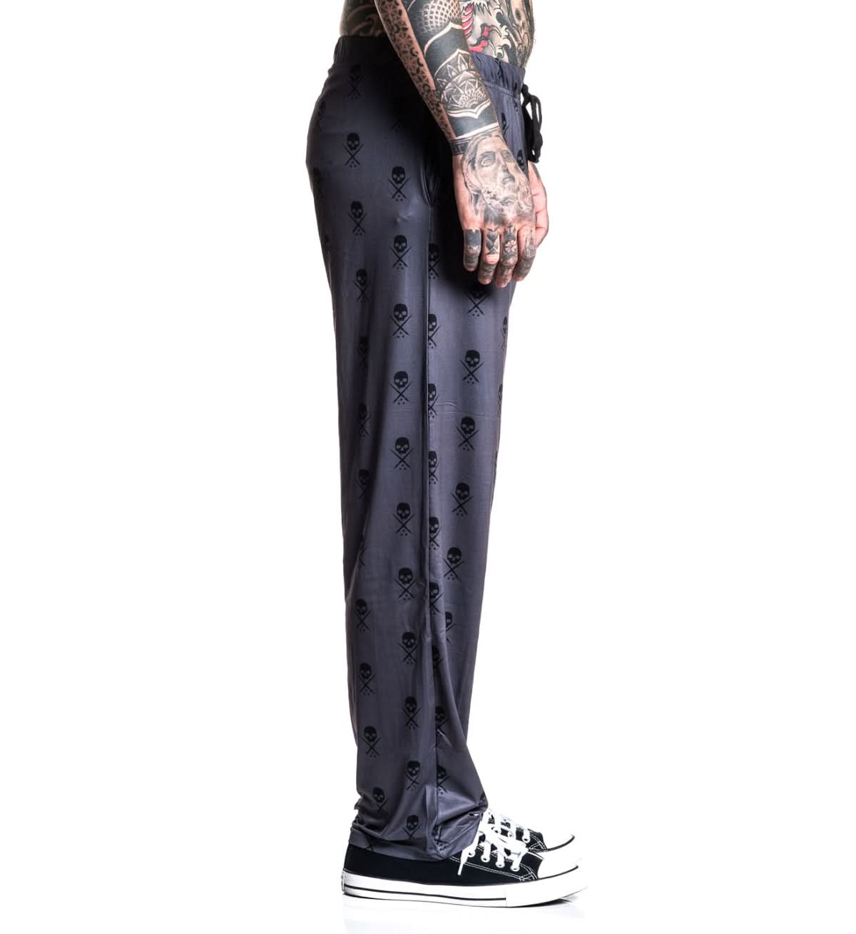Badge Pajama Pant - Black