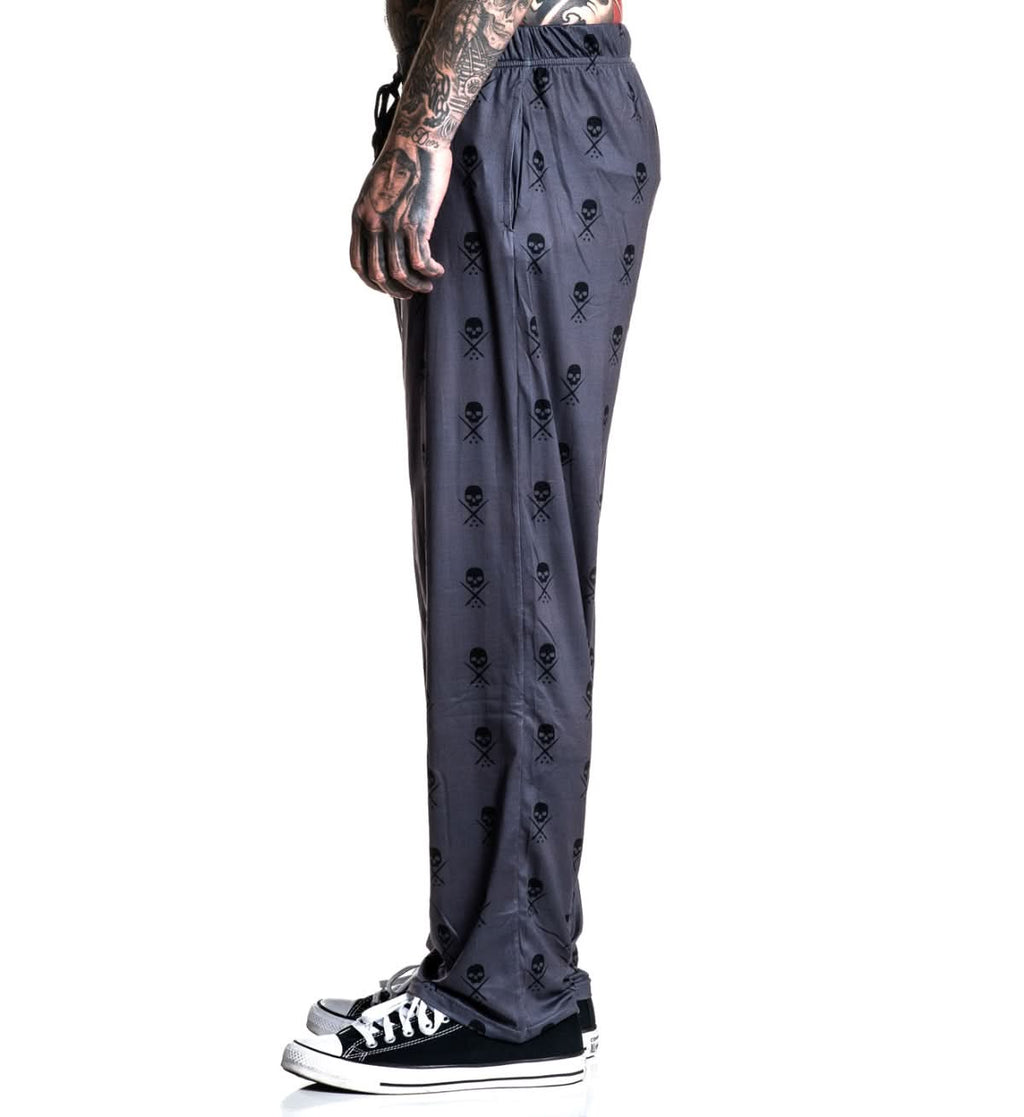 Badge Pajama Pant - Black