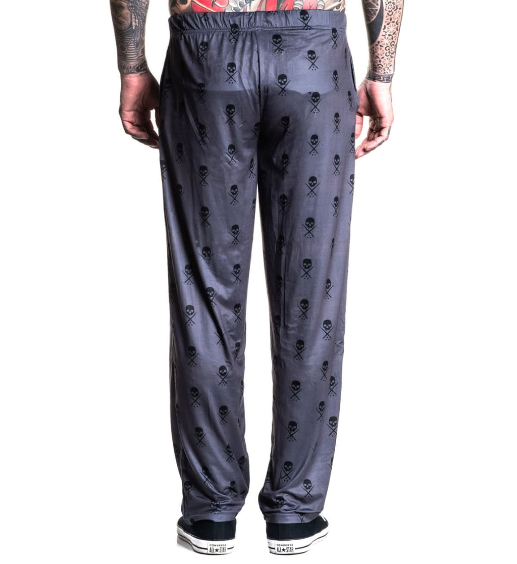 Badge Pajama Pant - Black