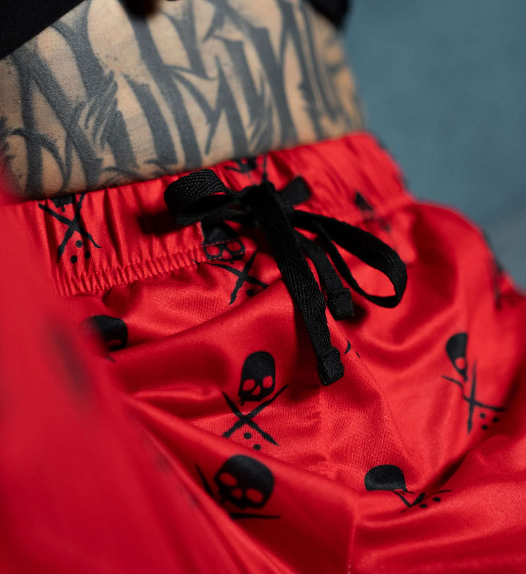 Badge Pajama Pant - Red