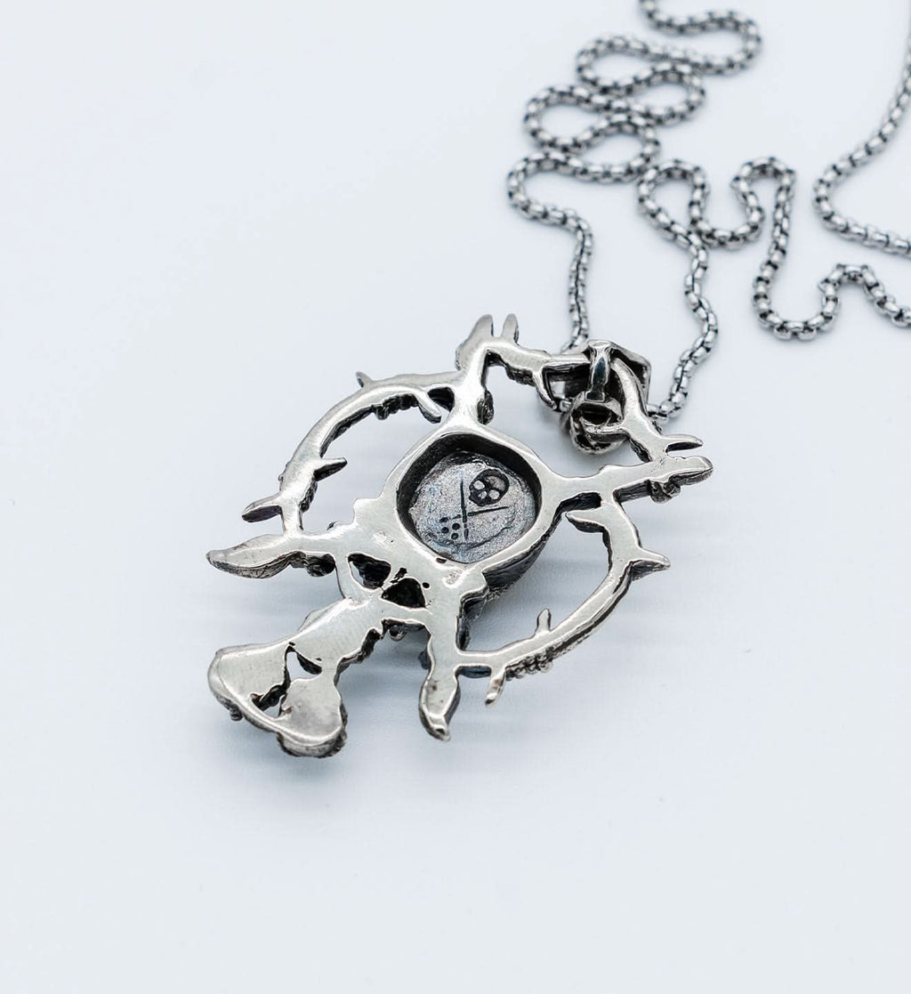 Barbwire Badge Pendant