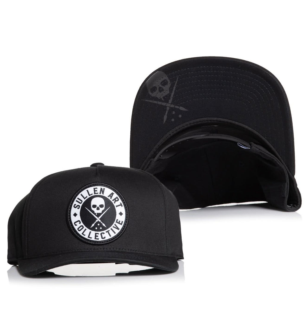 BOH Curved Snapback - Black/White