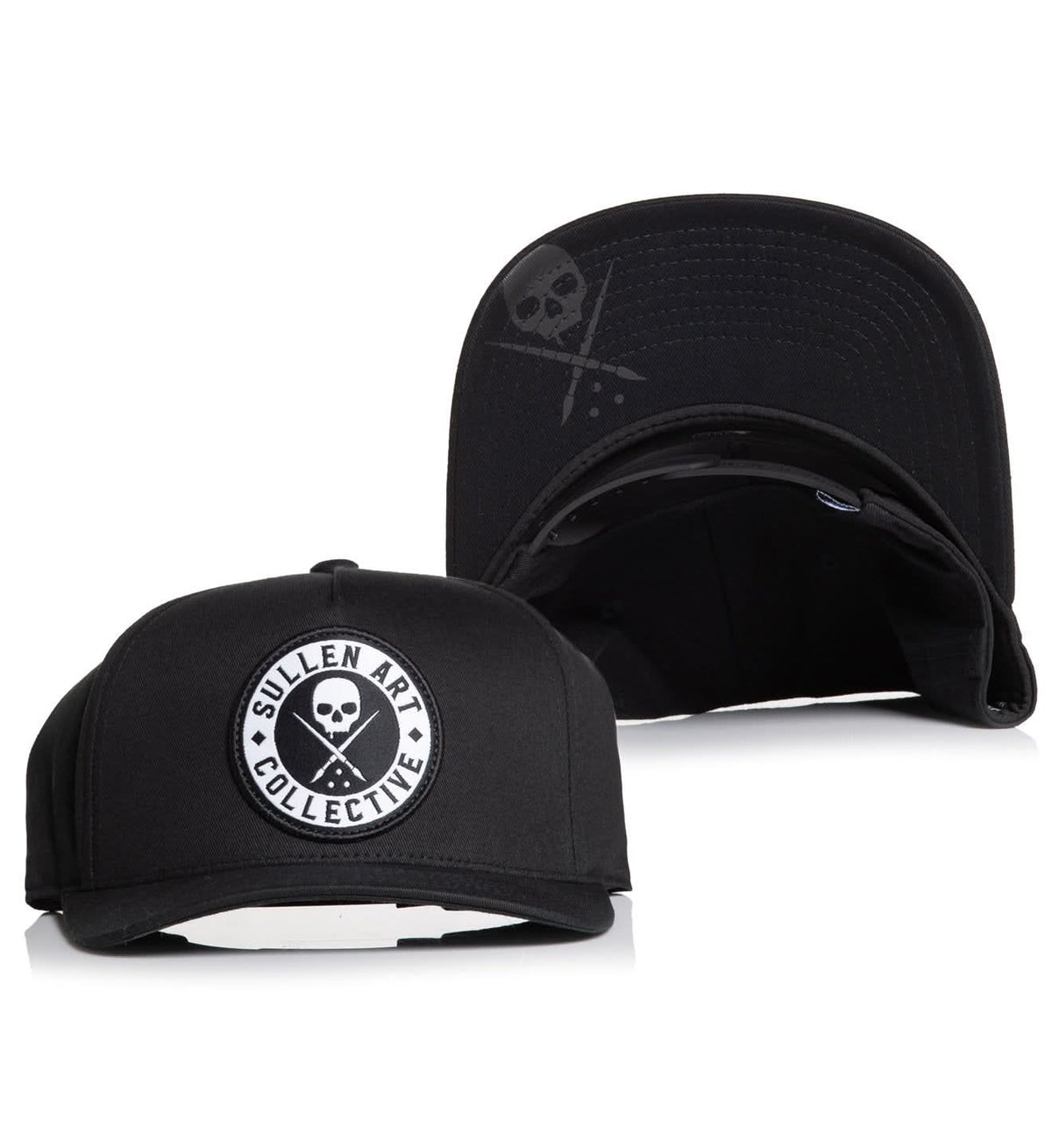 BOH Curved Snapback - Black/White