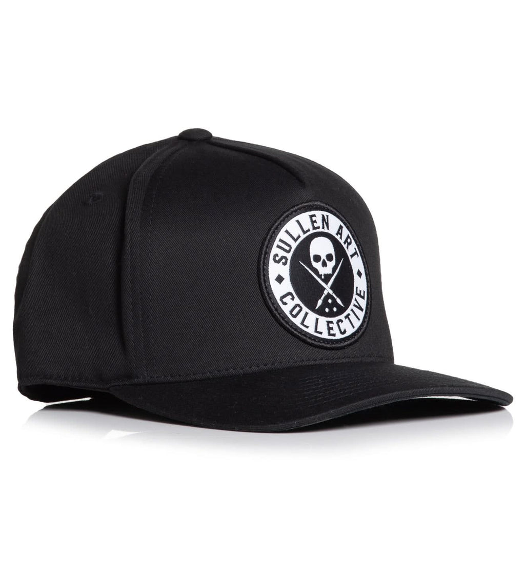 BOH Curved Snapback - Black/White