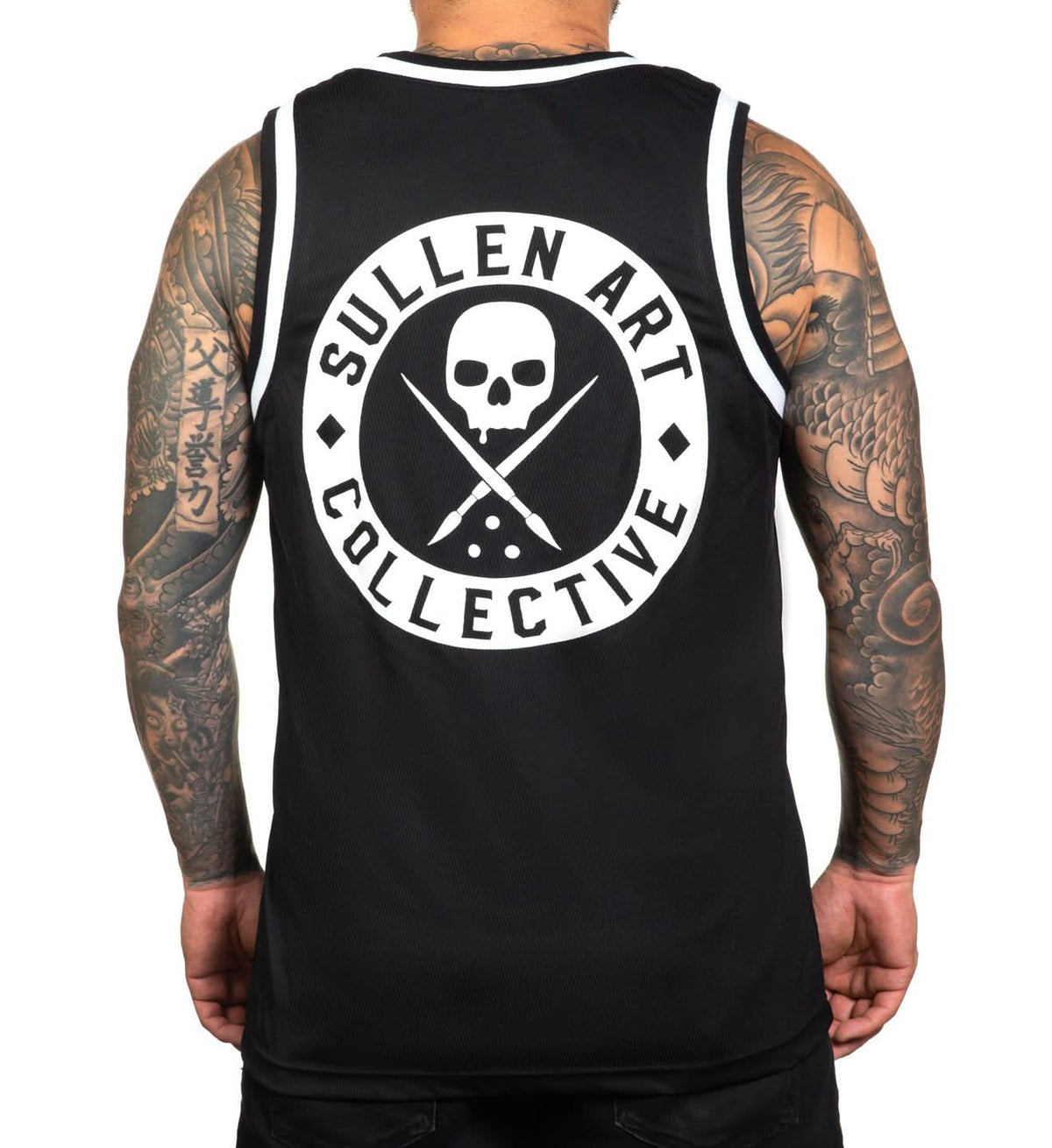BOH Jersey Tank Black/White